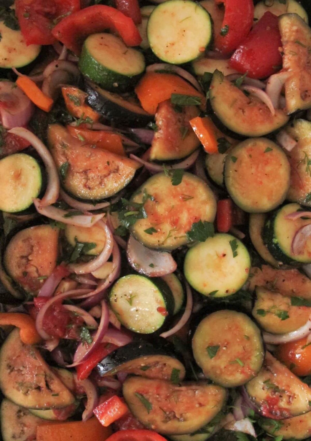 Greek Oven Roasted Vegetables (Briam Recipe)