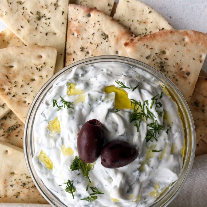 Thick Homemade Tzatziki With Sour Cream - ririsgreekeats.com