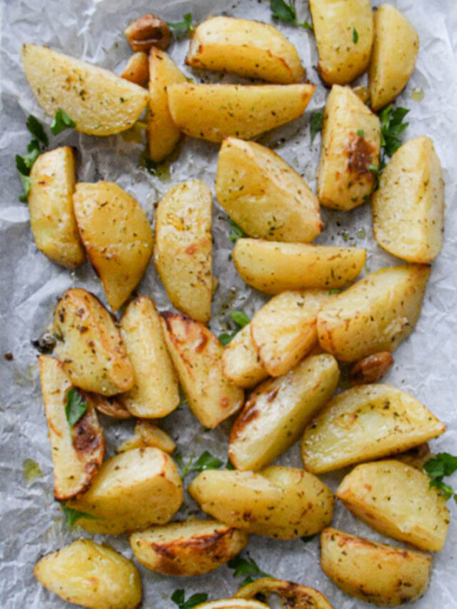 Easy Roasted Greek Potatoes