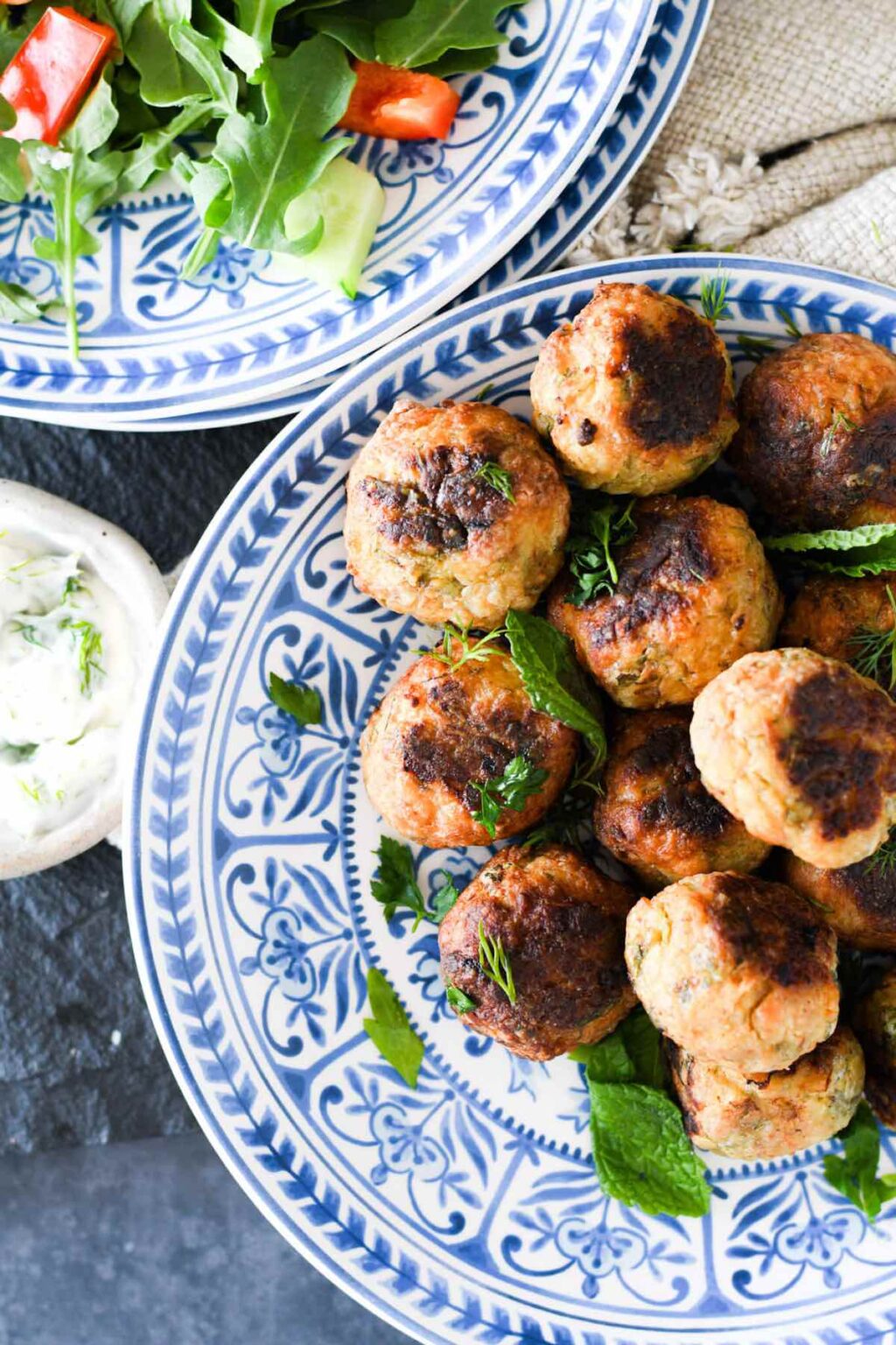 Chicken Keftedes (Greek Chicken Meatballs With Fresh Herbs ...